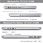 Estojo Protetor Rígido de Plástico Fosco para MacBook Pro 15,4 polegadas, S-MAC-0024A, S-MAC-0024B, S-MAC-0024C, S-MAC-0024D, S-MAC-0024E, S-MAC-0024F, S-MAC-0024G, S-MAC-0024H