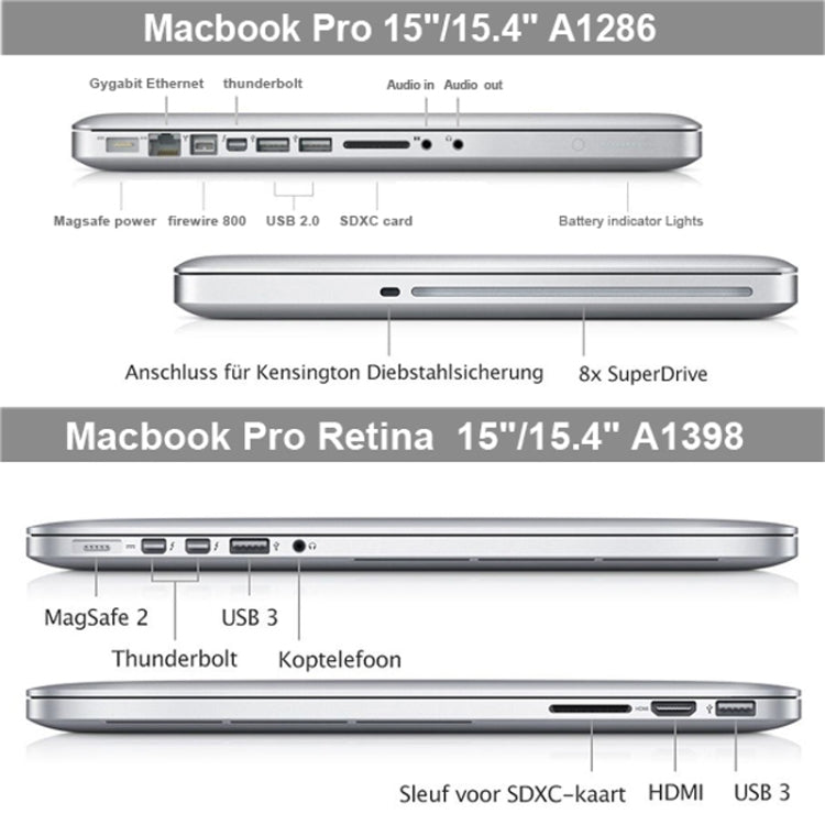 Estojo Protetor Rígido de Plástico Fosco para MacBook Pro 15,4 polegadas, S-MAC-0024A, S-MAC-0024B, S-MAC-0024C, S-MAC-0024D, S-MAC-0024E, S-MAC-0024F, S-MAC-0024G, S-MAC-0024H
