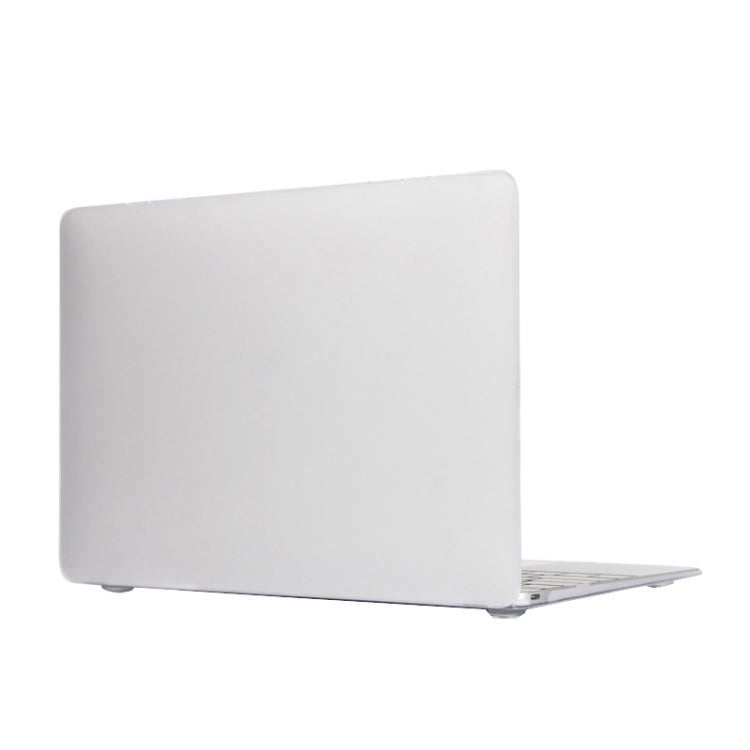Estojo Protetor Rígido de Plástico Fosco Translúcido para Laptop MacBook 12 polegadas