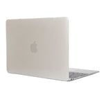 Estojo Protetor Rígido de Cristal Transparente Colorido para MacBook 12 polegadas