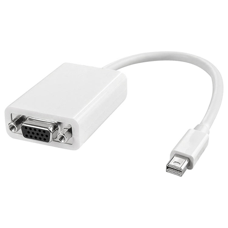 Adaptador Mini Display para VGA Fêmea de 15 Pinos para Apple, Mini DP para VGA 15 Pinos
