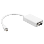 Adaptador Mini Display para VGA Fêmea de 15 Pinos para Apple, Mini DP para VGA 15 Pinos