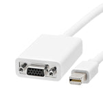 Adaptador Mini Display para VGA Fêmea de 15 Pinos para Apple, Mini DP para VGA 15 Pinos