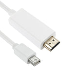 Cabo Mini DisplayPort para HDMI Macho, Comprimento: 1,5m, Mini DP para HDMI Macho