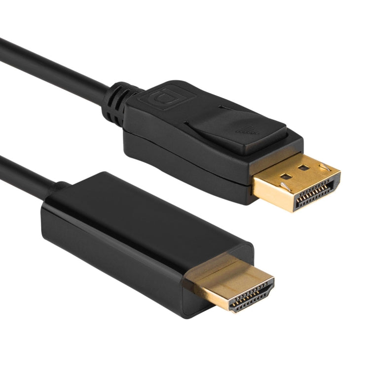 Cabo DisplayPort Macho para HDMI Macho, Comprimento do Cabo: 1,8m, DP para HDMI Macho Preto