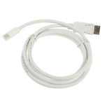 Cabo DisplayPort para Mini DisplayPort, Comprimento: 1,8m, DP para Mini DP Macho