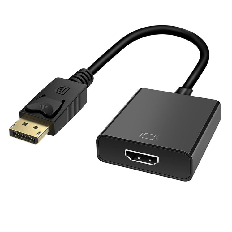 Cabo Adaptador DisplayPort Macho para HDMI Fêmea, Comprimento: 20cm, DP Macho para HDMI Fêmea