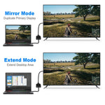 Cabo Adaptador DisplayPort Macho para HDMI Fêmea, Comprimento: 20cm, DP Macho para HDMI Fêmea