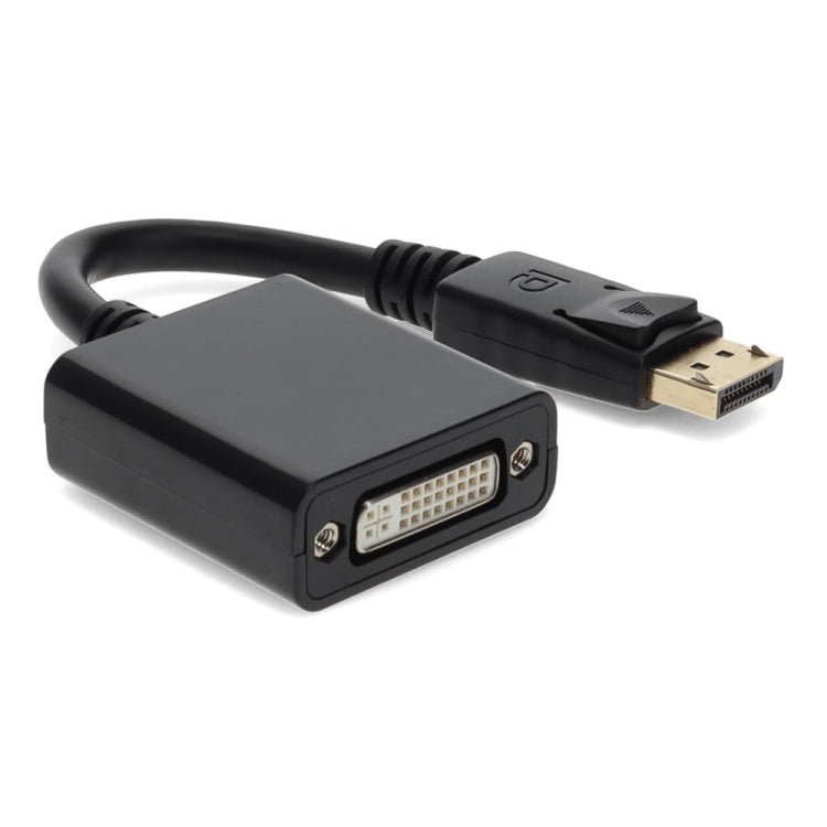 Cabo Adaptador DisplayPort Macho para DVI 24+1 Fêmea, Comprimento: 20cm, DP Macho para DVI 24+1 Fêmea