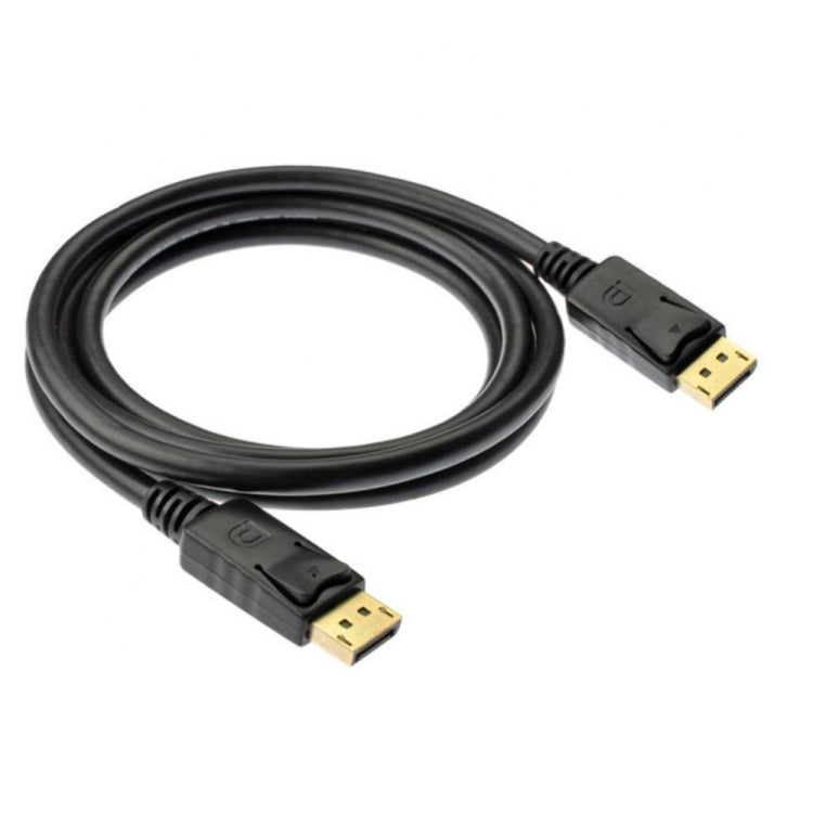 Cabo DisplayPort Macho para DisplayPort Macho, Comprimento: 1,8m, DP para DP Macho (Dourado)