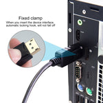 Cabo DisplayPort Macho para DisplayPort Macho, Comprimento: 1,8m, DP para DP Macho (Dourado)
