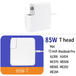 Adaptador de Energia MagSafe 2 A1424 85W 20V 4.25A 5 Pinos para MacBook, Comprimento do Cabo: 1,6m, Ficha US, Ficha US 85W