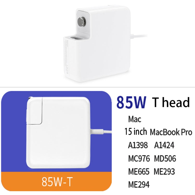 Adaptador de Energia MagSafe 2 A1424 85W 20V 4.25A 5 Pinos para MacBook, Comprimento do Cabo: 1,6m, Ficha US, Ficha US 85W