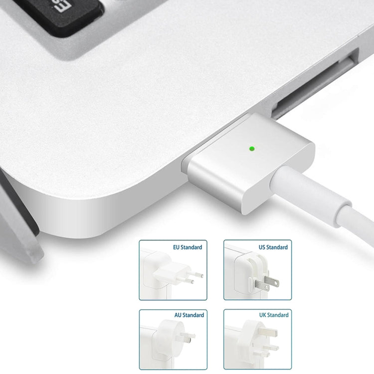 Adaptador de Energia MagSafe 2 A1424 85W 20V 4.25A 5 Pinos para MacBook, Comprimento do Cabo: 1,6m, Ficha US, Ficha US 85W