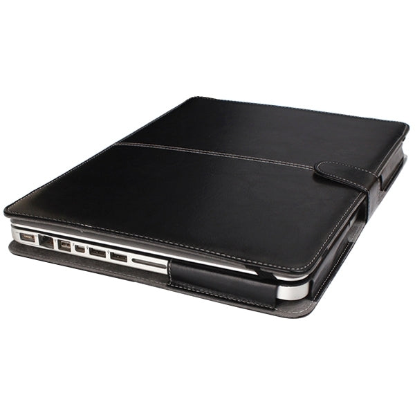 Capa de Couro para Portátil com Fecho de Pressão para MacBook Pro 13,3 polegadas