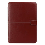 Capa de Couro para Portátil com Fecho de Pressão para MacBook Pro 13,3 polegadas