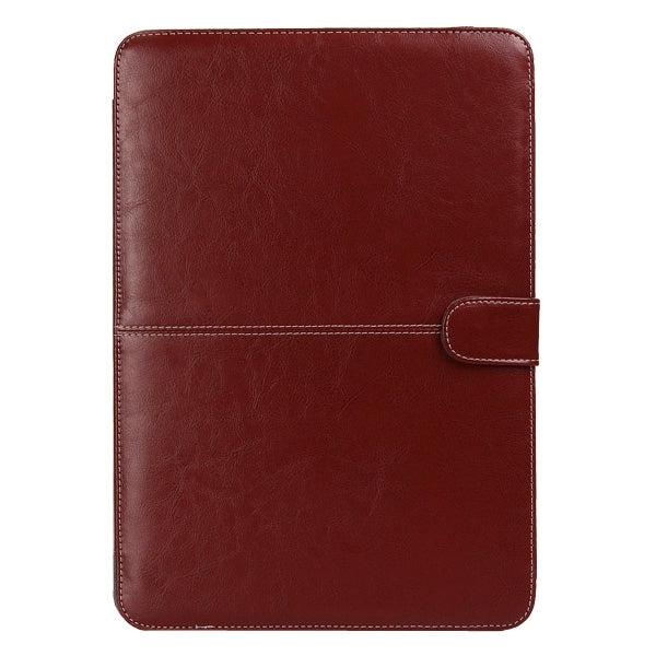 Capa de Couro para Portátil com Fecho de Pressão para MacBook Pro 13,3 polegadas
