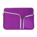 Double Pocket Zip Handbag Laptop Bag for Macbook Air 13 inch