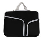 Mala para Portátil com Duplo Bolso e Fecho de Zíper para Macbook Pro 15 polegadas