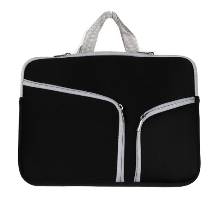Mala para Portátil com Duplo Bolso e Fecho de Zíper para Macbook Pro 15 polegadas