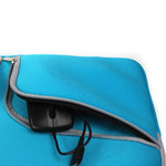 Mala para Portátil com Duplo Bolso e Fecho de Zíper para Macbook Pro 15 polegadas