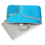 Mala para Portátil com Duplo Bolso e Fecho de Zíper para Macbook Pro 15 polegadas