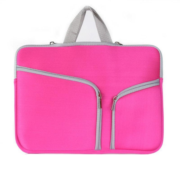 Mala para Portátil com Duplo Bolso e Fecho de Zíper para Macbook Pro 15 polegadas