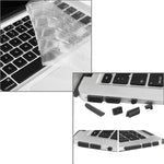 ENKAY para Macbook Air 11.6 polegadas (versão US) / A1370 / A1465 Capa protetora rígida fosca 3 em 1 Hat-Prince com proteção para teclado e tampas para portas contra pó