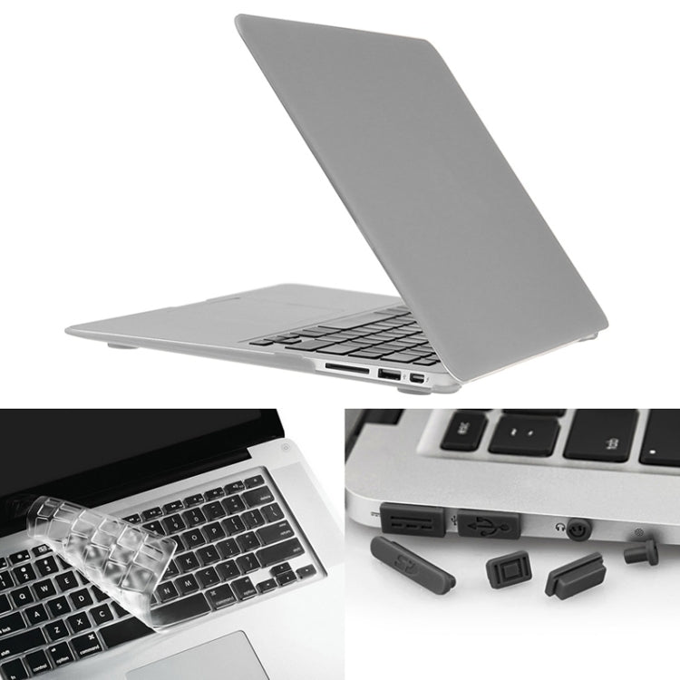 ENKAY para Macbook Air 11.6 polegadas (versão US) / A1370 / A1465 Capa protetora rígida fosca 3 em 1 Hat-Prince com proteção para teclado e tampas para portas contra pó