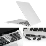 ENKAY para Macbook Air 11.6 polegadas (versão US) / A1370 / A1465 Capa protetora rígida fosca 3 em 1 Hat-Prince com proteção para teclado e tampas para portas contra pó