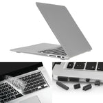 ENKAY para Macbook Air 13,3 polegadas (Versão US) / A1369 / A1466 Capa Protetora Plástica Dura Fosca 3 em 1 Hat-Prince com Proteção para Teclado e Tampa para Porta de Poeira