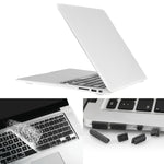 ENKAY para Macbook Air 13,3 polegadas (Versão US) / A1369 / A1466 Capa Protetora Plástica Dura Fosca 3 em 1 Hat-Prince com Proteção para Teclado e Tampa para Porta de Poeira