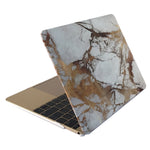 Autocolantes de Água com Padrões de Mármore para Laptop Apple, Capa Protetora PC para Macbook Pro Retina 12 polegadas, S-MBC-2143A, S-MBC-2143B, S-MBC-2143C, S-MBC-2143D, S-MBC-2143E