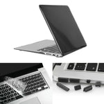 ENKAY para Macbook Air 13,3 polegadas (versão US) / A1369 / A1466 Capa protetora rígida cristal 3 em 1 Hat-Prince com proteção para teclado e tampão para porta contra pó