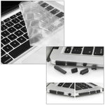 ENKAY para Macbook Air 13,3 polegadas (versão US) / A1369 / A1466 Capa protetora rígida cristal 3 em 1 Hat-Prince com proteção para teclado e tampão para porta contra pó