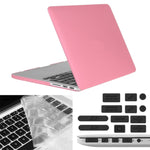 ENKAY para Macbook Pro Retina 15,4 polegadas (Versão US) / A1398 Capa Protetora Plástica Dura Fosca 3 em 1 Hat-Prince com Proteção para Teclado e Tampa para Porta de Poeira