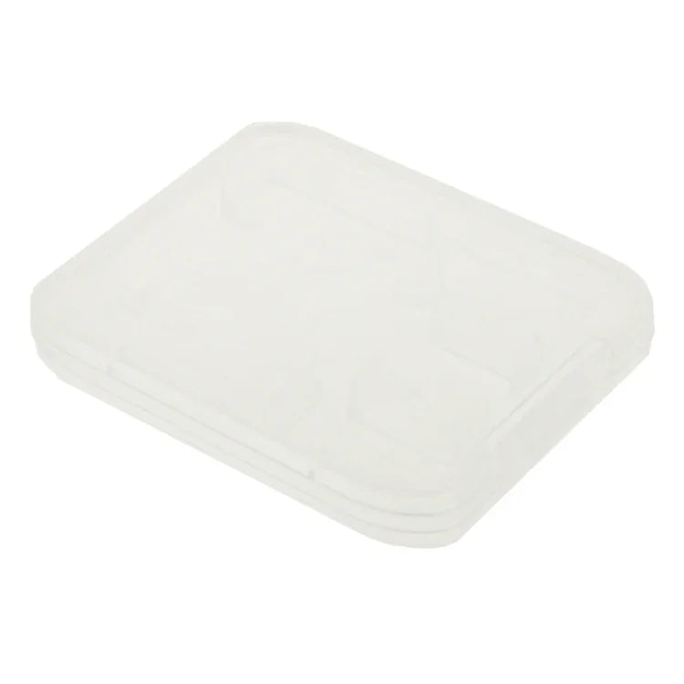 100 Unidades Caixa Transparente de Plástico para Cartão de Armazenamento SD + Cartão Micro SD (Cartão TF), Cartão SD+TF