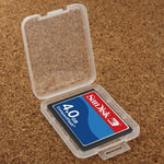 100 Unidades Caixa Transparente de Plástico para Cartão Compact Flash / Cartão CF, Cartão CF