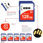 Cartão de Memória para Câmara SDHC Classe 10 de Alta Velocidade 64GB (Capacidade 100% Real), 64GB