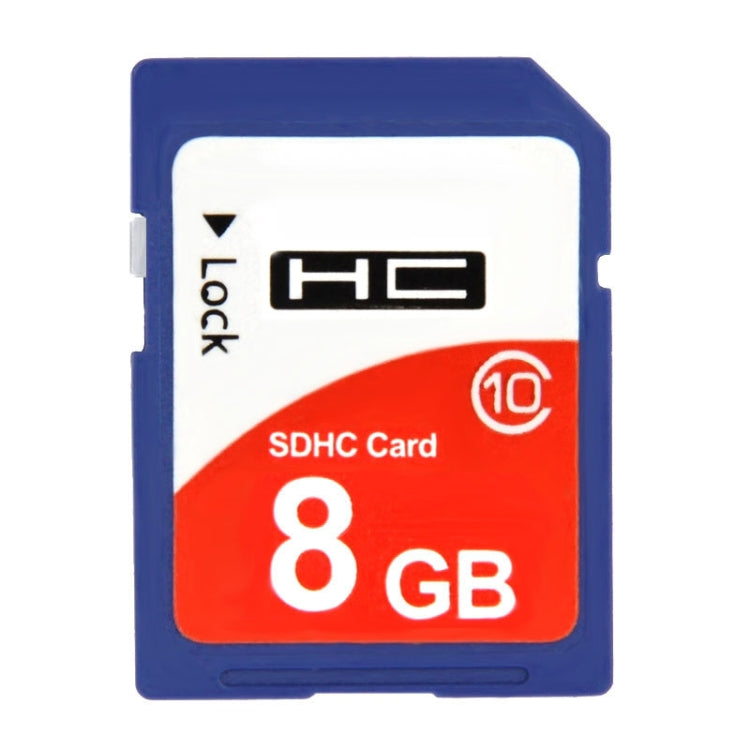 Cartão de Memória SDHC Classe 10 de Alta Velocidade 8GB para Câmara (Capacidade Real 100%), 8GB