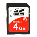 Cartão de Memória para Câmara SDHC Classe 10 de Alta Velocidade 4GB (Capacidade 100% Real), 4GB