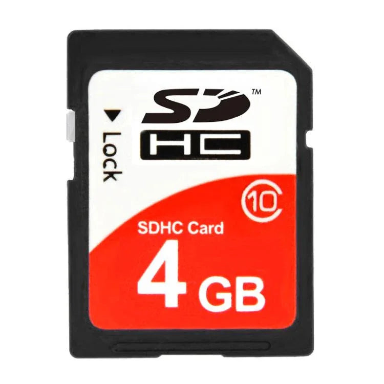 Cartão de Memória para Câmara SDHC Classe 10 de Alta Velocidade 4GB (Capacidade 100% Real), 4GB
