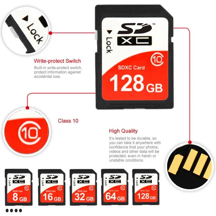 Cartão de Memória para Câmara SDHC Classe 10 de Alta Velocidade 4GB (Capacidade 100% Real), 4GB