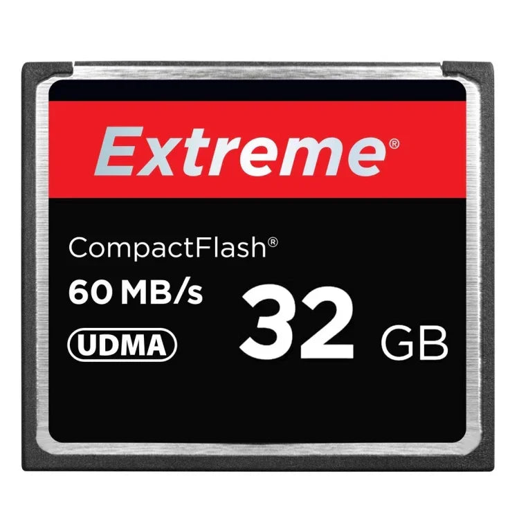 Cartão Compact Flash Extremo 32GB, Velocidade de Leitura 400X, até 60 MB/S (Capacidade 100% Real), 32GB