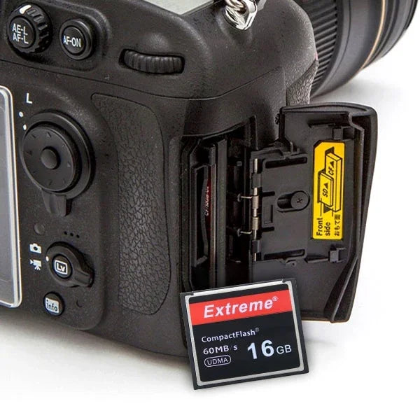 Cartão Compact Flash Extremo 16GB, Velocidade de Leitura 400X, até 60 MB/S (Capacidade 100% Real), 16GB