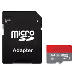 Cartão de Memória TF/Micro SDHC UHS-1 (U1) Classe 10 de Alta Velocidade 64GB, Escrita: 15mb/s, Leitura: 30mb/s (Capacidade Real 100%), 64GB