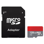 Cartão de Memória TF/Micro SDHC UHS-1(U1) Classe 10 de Alta Velocidade 128GB, Gravação: 15mb/s, Leitura: 30mb/s (Capacidade 100% Real), 128GB