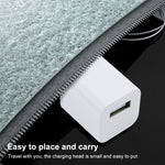 Adaptador de Carregamento USB 10W com Ficha Dobrável, Ficha US, Ficha US