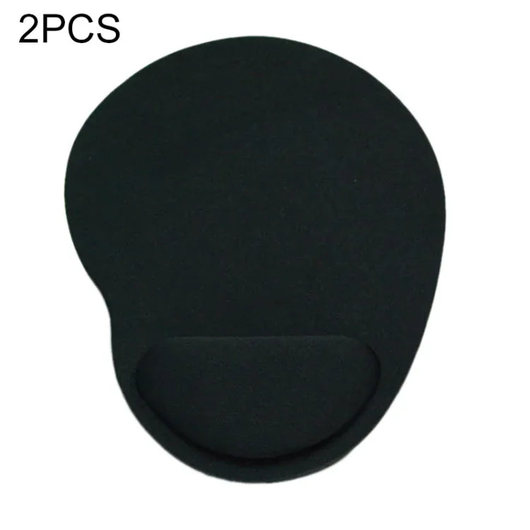 2 Peças de Tapete de Rato com Descanso de Pulso em Gel de Tecido, Gel de Tecido, Forma de Pé, Gel de Tecido Forma de Pé