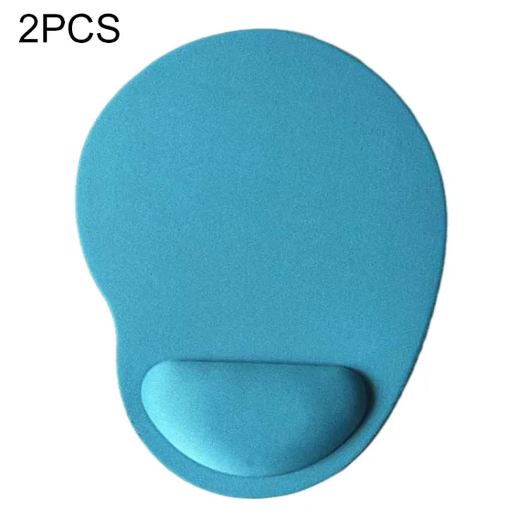 2 Peças de Tapete de Rato com Descanso de Pulso em Gel de Tecido, Gel de Tecido, Forma de Pé, Gel de Tecido Forma de Pé